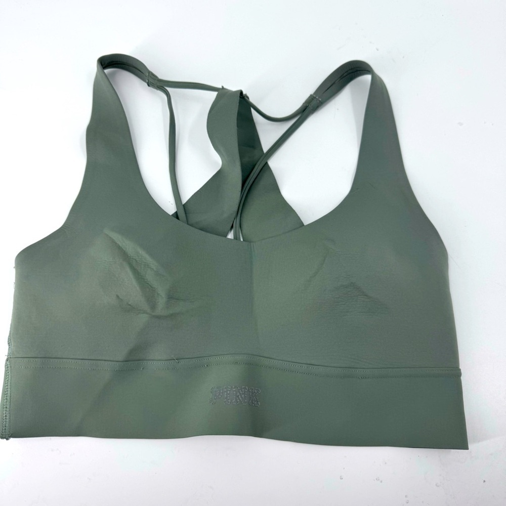Pink by Victoria‎ Secret Olive Green Ultimate Sports Bra